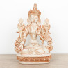 Statue Tara blanche en résine - 20 cm