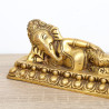 Statue de Ganesh allongé en laiton