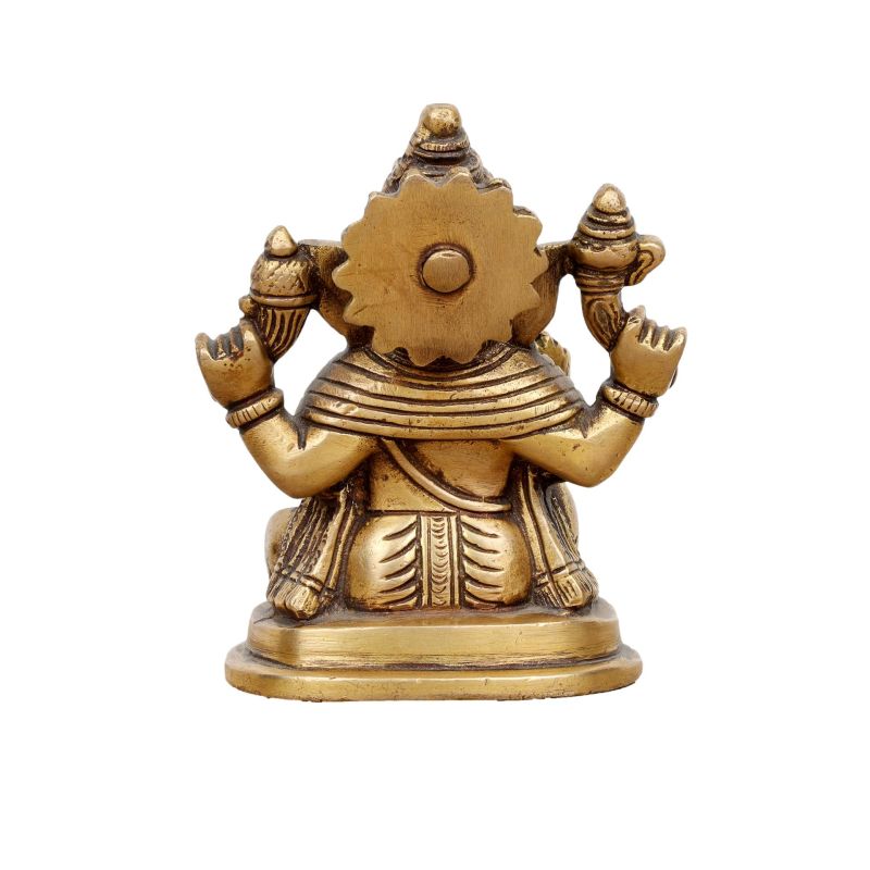 Ganesha statue indienne du dieu éléphant - 12 cm