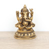 Ganesha statuette indienne en laiton - 9 cm
