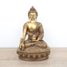 Grande statue du Bouddha médecine en laiton - 33 cm