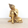 Statuette de Bouddha zen pour déco intérieur - 9,5 cm