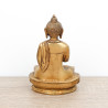 Statue du Bouddha assis en laiton - mudra Dharmachakra