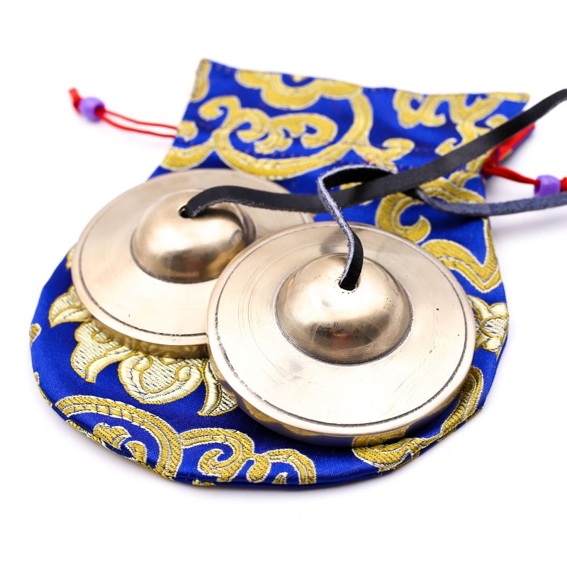 Cymbales tibétaines 5 métaux - 70 mm - 252 gr