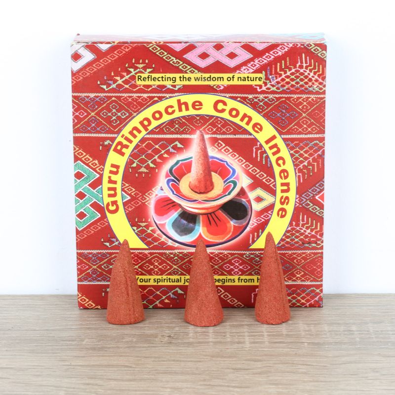 Boite de 30 cônes d’encens bhoutanais - Guru Rinpoche