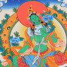 Thangka Tara verte