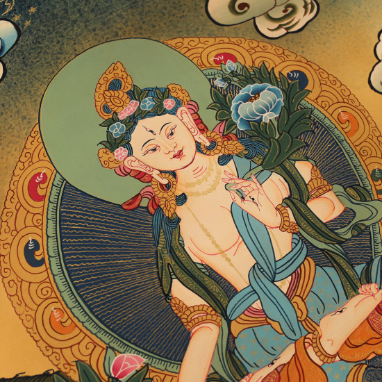 Tara blanche thangka