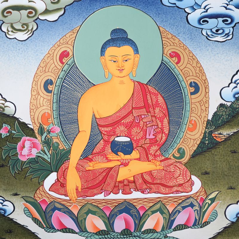 Bouddha Shakyamuni thangka