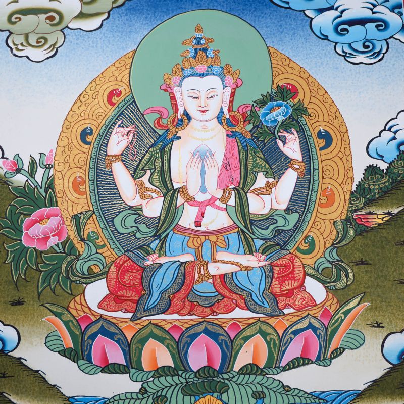 Thangka Chenrezig