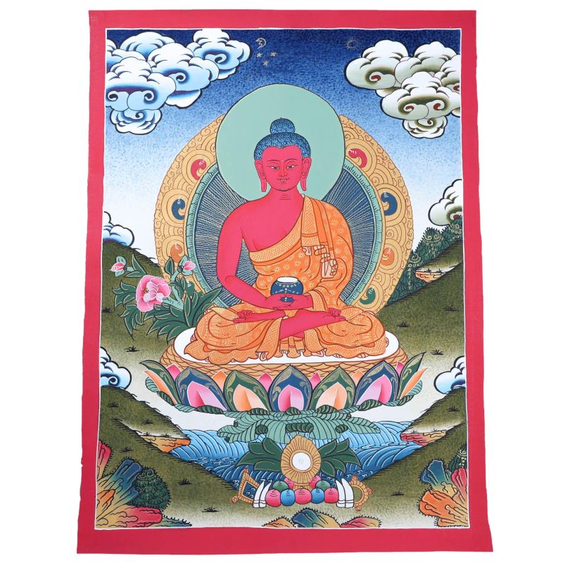 Bouddha Amitabha thangka
