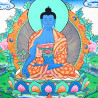 Thangka Bouddha médecine