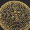 Thangka mandala tibétain mantra de la compassion