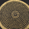 Thangka mandala des yeux de Bouddha