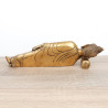Bouddha statue couché couleur or - 36 cm de long