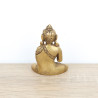 Statuette bouddha assis en laiton - mudra Abhaya