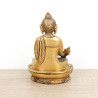 Bouddha médecine statue en laiton - 14 cm