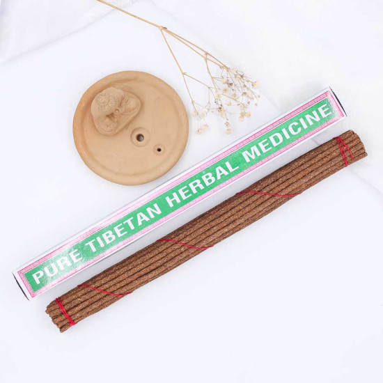 Pure Tibetan Herbal Medicine - bâtons d'encens naturel - 28 cm