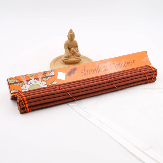 Encens tibétain Shambala 100% naturel en bâtons - 25 cm