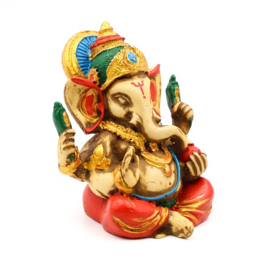 Statuette de Ganesh en résine - 8 cm