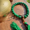 Bracelet mala tibétain en perles de malachite - Bracelets mâlâ Bracelet mala tibétain en perles de malachite - Bracelets mâlâ
