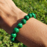 Bracelet mala tibétain en perles de malachite - Bracelets mâlâ Bracelet mala tibétain en perles de malachite - Bracelets mâlâ