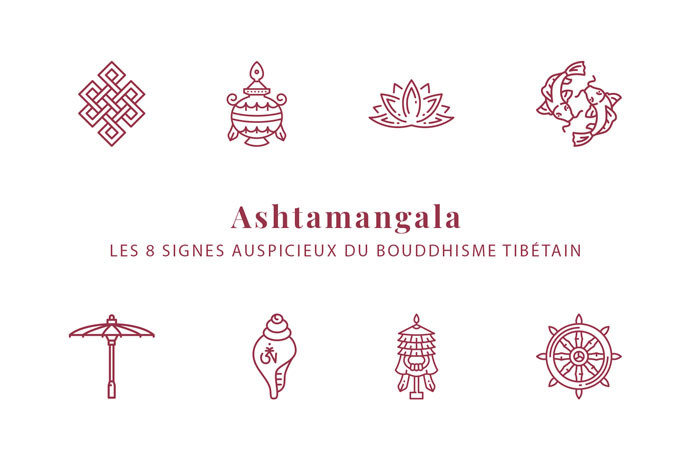 Ashtamangala : Les 8 symboles bouddhistes MALOA SHOP